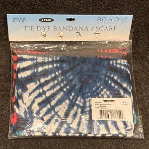 Web Tie Dye Bandana (4 pack)